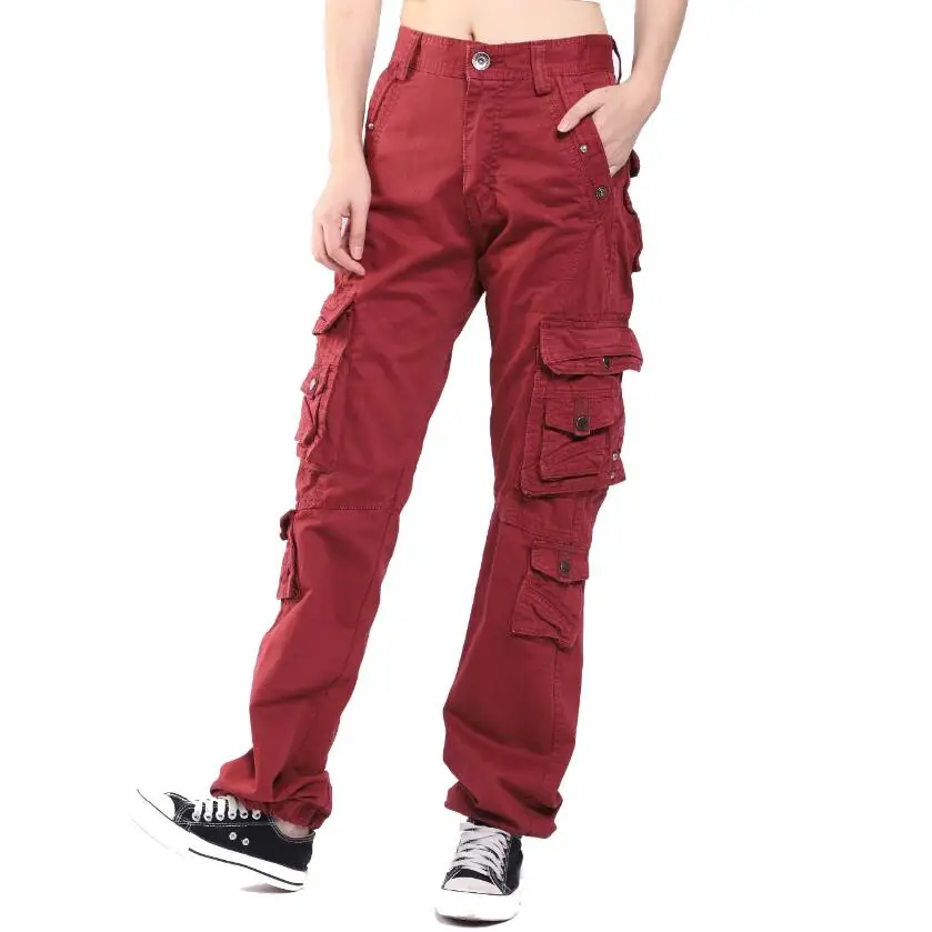

Women's Multi Pockets Casual Cargo Pants
