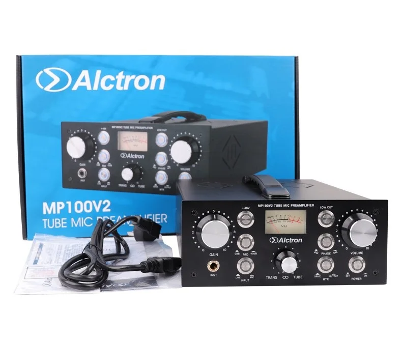 Alctron MP100V2 pro recording studio tube& fet mic усилитель с многофункциональными ручками, тщательно усиливает каждый сигнал предусилителя