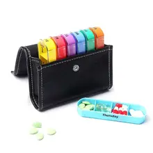 1pc 28 Squares Weekly 7 Days Tablet Pill Box Holder Medicine Storage Organizer Container Case High Quality
