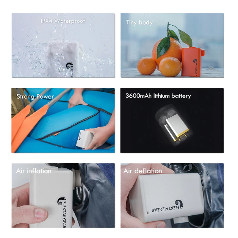 USB Электрический воздушный насос Открытый Кемпинг надувать дефлят насос мини Сверхлегкий переносной бассейн надувная кровать матрас лодка воздушный насос