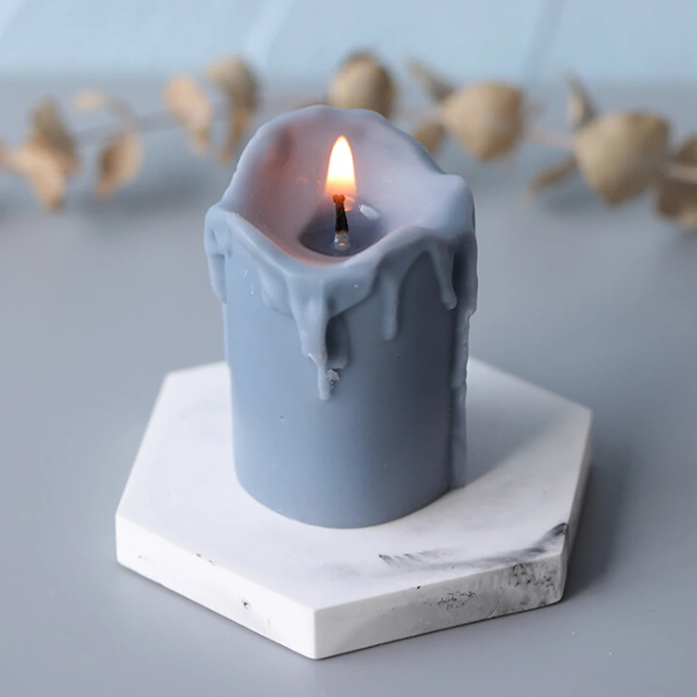 DIY 3D силиконовая свеча, модель ручной работы, делая ароматизированные формы, линии цилиндра, шоколадные желе, мыло, форма, многоразовые ремесленные принадлежности