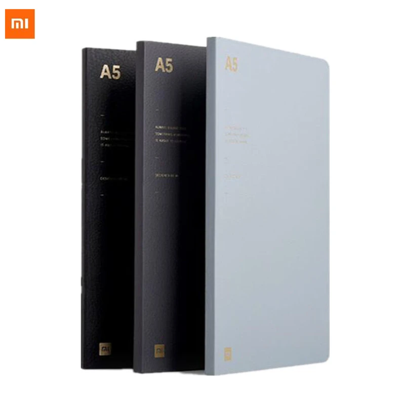 Простой блокнот Xiaomi A5 бумажный с квадратной/горизонтальной линией/точечной