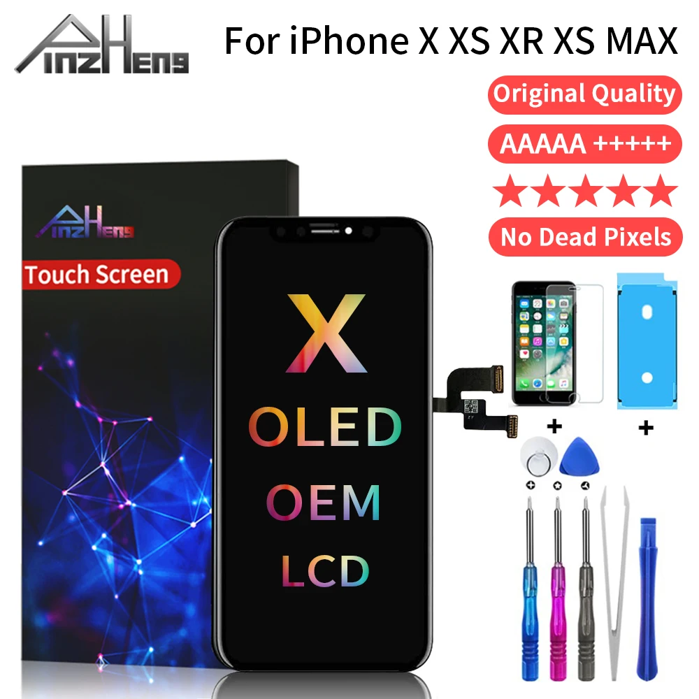 ЖК экран AAAAA Для iPhone X XS XR MAX OLED OEM сменный сенсорный дисплей для 11 TFT в сборе