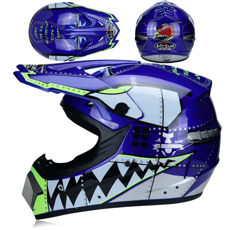 MSUEFKD casque de moto Dirt bike vtt descente croix capacete da moto cascos moto cross off road casques Dot утвержден - Цвет: 12