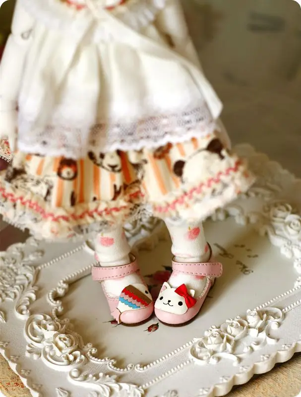 Кукольная обувь BJD котята съесть рыбу прекрасная 1/4 1/6 1/8 Yosd MDD гигантский детский