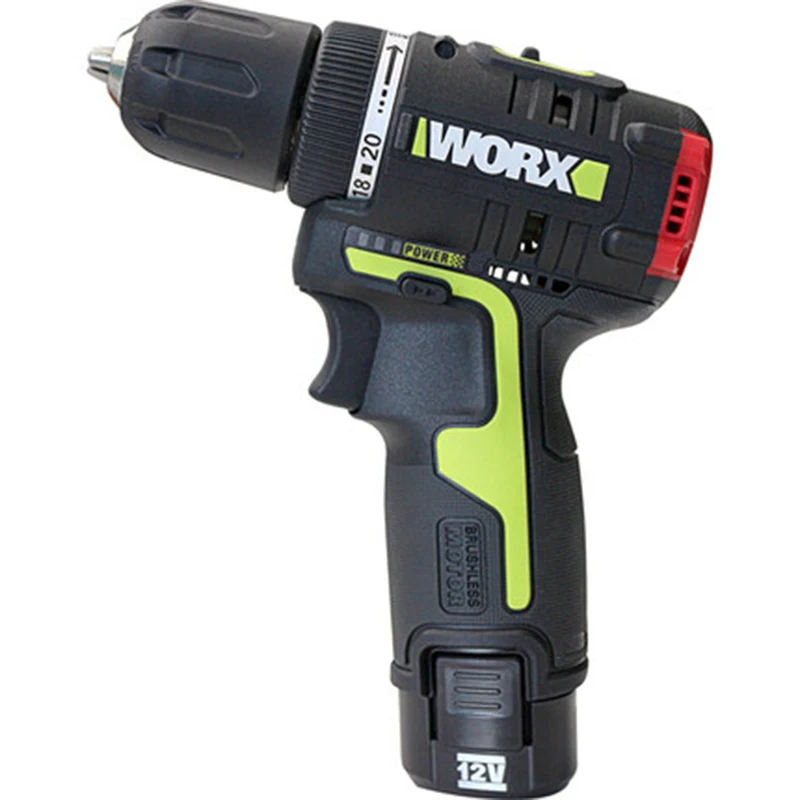 Шуруповерт Аккумуляторный WORX WU130 12 В С 2 аккумуляторами и зарядным устройством |