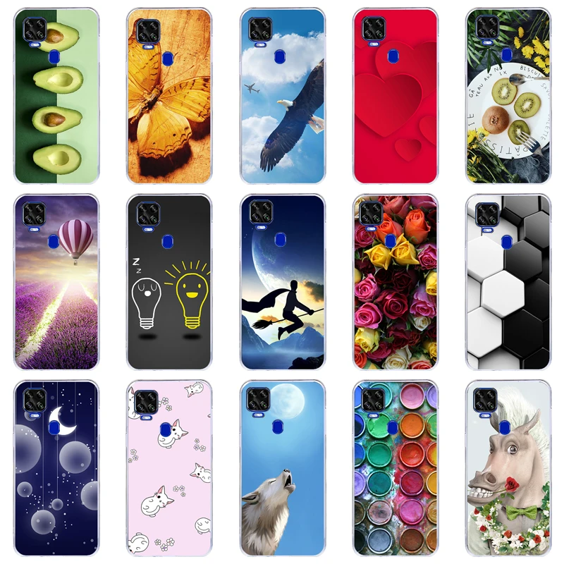 Чехол Lamo для ZTE Blade V2020 V 2020 6 53 &quot мягкий силиконовый чехол s Vita с принтом прозрачная