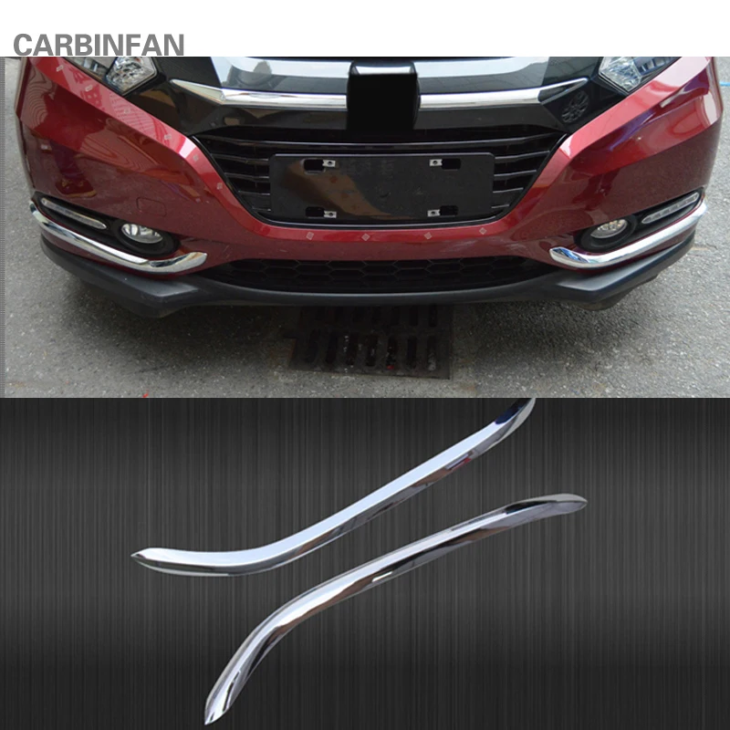 For Honda HR-V HRV Vezel 2015 2016 2017 Front / Rear Fog Light Cover Trim Stickers Decoration 2Pcs Car Styling Accessories C668 |