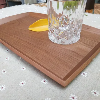 

Wind Rectangle Solid Wood Adult Tray Day Hanchunshai Hotel Manual Beautiful Decorative Pattern A Manchurian Ash Tableware