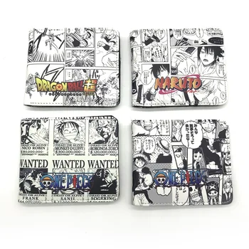 

Anime Wallet Dragon Ball Z/Pokemon/Naruto/One Piece/my hero academia wallet Card Holder Coin Pocket Student Coin Purse