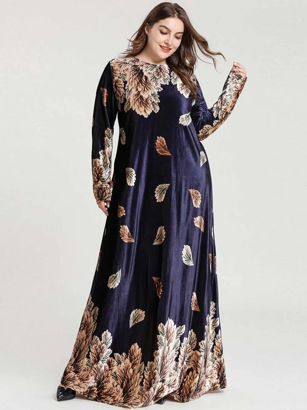 

2020 Embroidery Jilbabs And Abayas Turkish Muslim Women Clothes Vestidos For Ladies