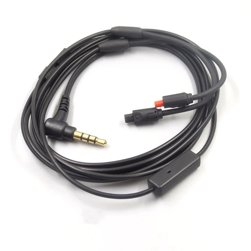 Headphone Adapter Cable Cord Wire with Volume Remote Control Talk for ATH IM50 Im70 IM01 Im02 Im03 IM04 1 20 with Mic 