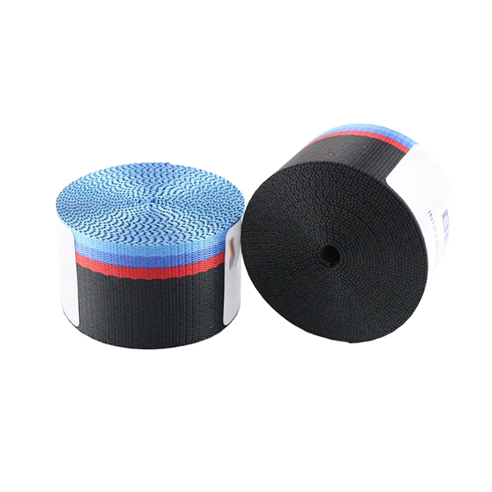 

3.8m Universial Car Seat belt Auto Safety Webbing accessories black red blue Racing Harness Ribbon strap ribbon for BMW