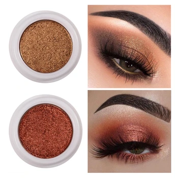 

12 Color Glitter Eyeshadow Pallete Metallic Shimmer Phoera Mashed Pigment Eye Shadow Lasting Easy To Color Makeup Eyes Shadows