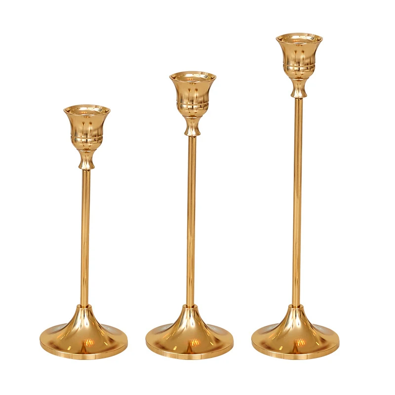 SML 3PCS Set 3 шт., Домашний Настольный Декор, подсвечники, декор для ванной комнаты, декоративные подсвечники, Свадебные вечерние украшения - Цвет: SML 3PCS Set