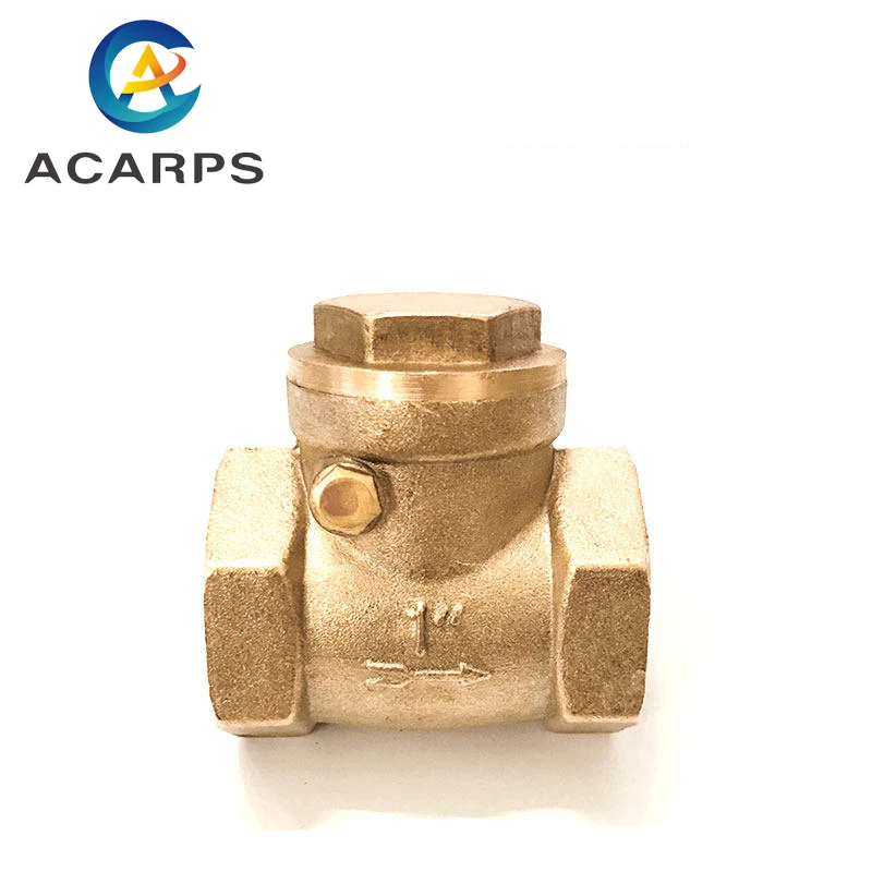 1/2" 3/4" 1" 2" 3" 4" Brass Horizontal Check Valve All Copper Female Thread Check Valve