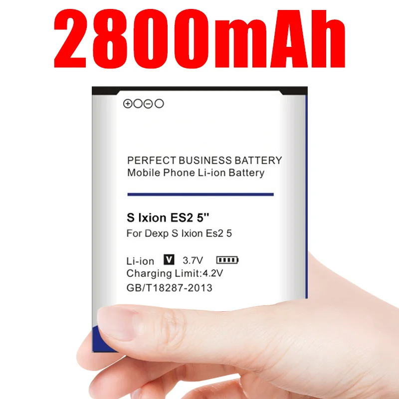 Высококачественный аккумулятор 2800 мАч S Ixion ES2 5 &quotдля DEXP 5&quot | Аккумуляторы для мобильных телефонов -1000007800798