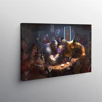 

darkseid vs thanos comics supervillain Poster Canvas Painting Wall Art Decor Living Room Bedroom Study Home Decoration Prints