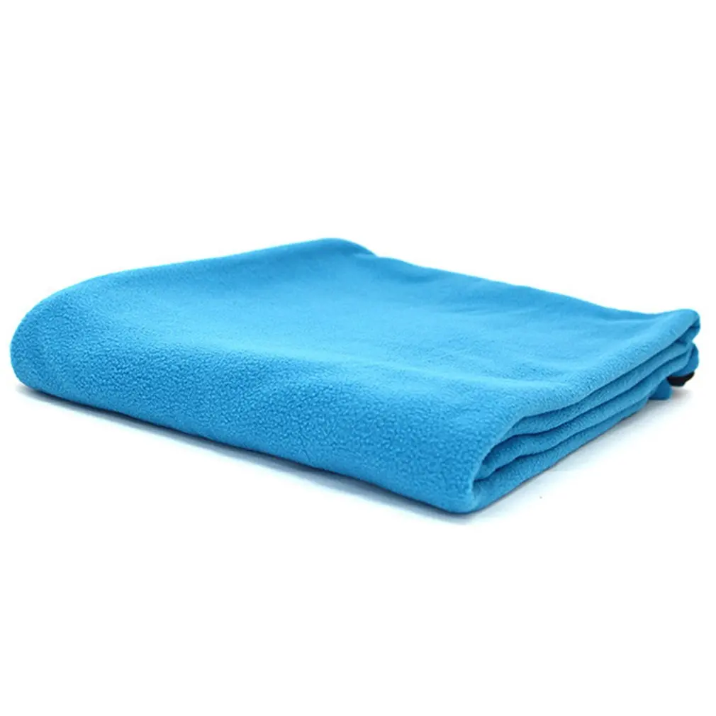 Portable Ultralight Fleece Sleeping Bag Liner for Outdoor Camping Travel Breathable Folding Emergency Camping Warm Blanket