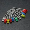 100pcs/lot 3mm LED Emitting Diodes Light Kit Round Top 5 Colors Diffused Green Red White Blue Yellow For DIY Lighting Assortment ► Photo 2/6