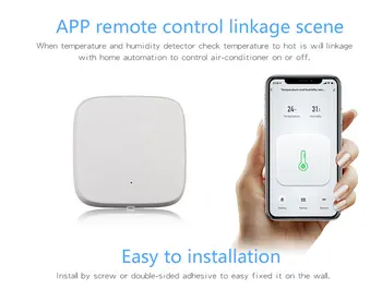 

Original ZigBee Temperature Humidity Sensor Zigbee Wireless Intelligent Mini Environment Detector For Smart Mi Home App Control