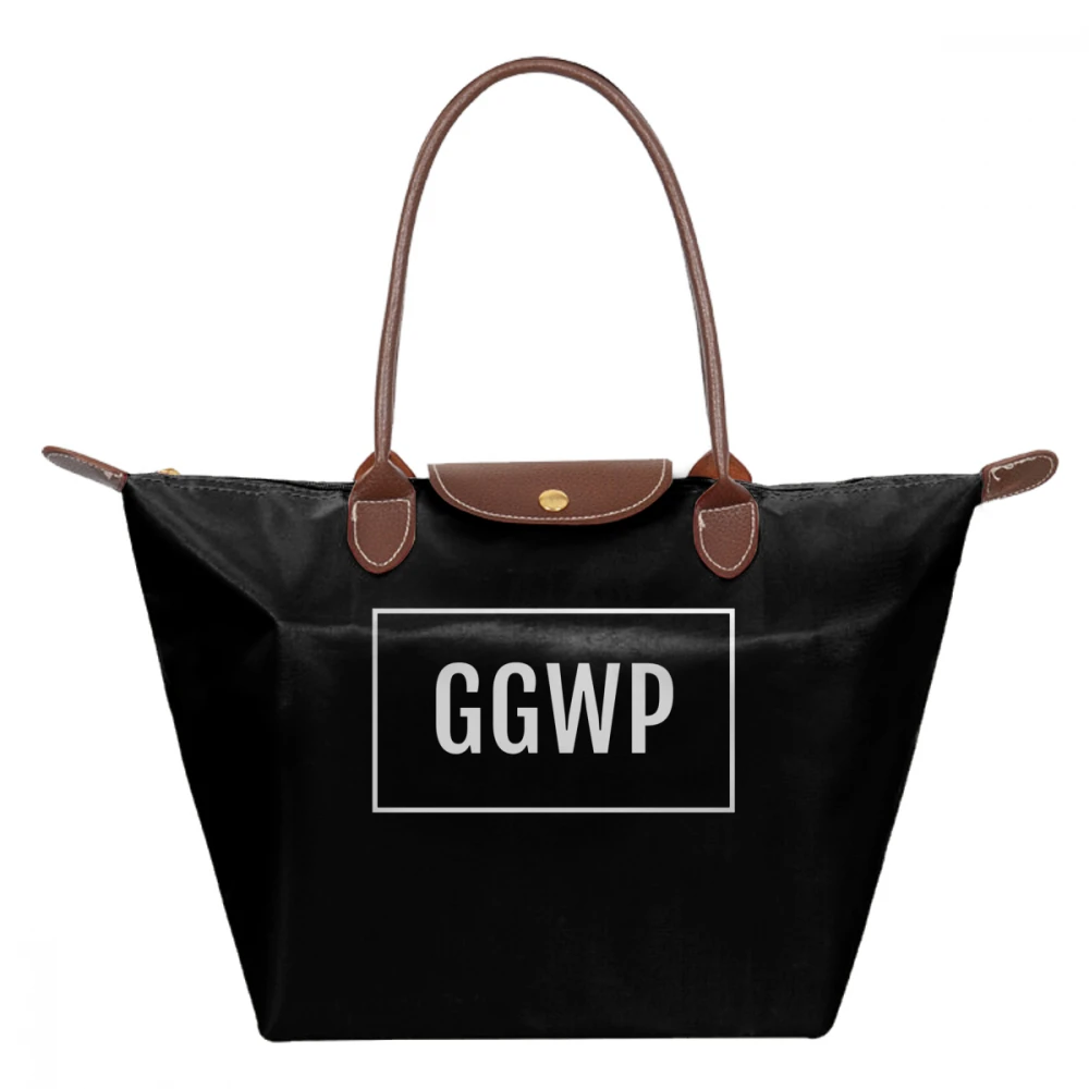 

Lol Handbag GGWP Top-handle Bags High quality Nylon Women Tote Bag Womens Trend Pattern Travel Teenage Large hobo Handbags