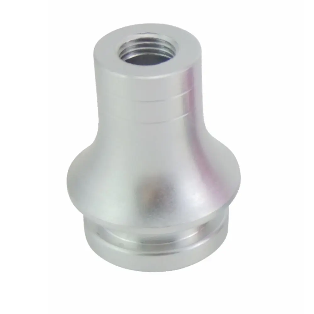 Polished  Knob Boot Retainer For Gear er Lever 12mmX1.25mm Silver