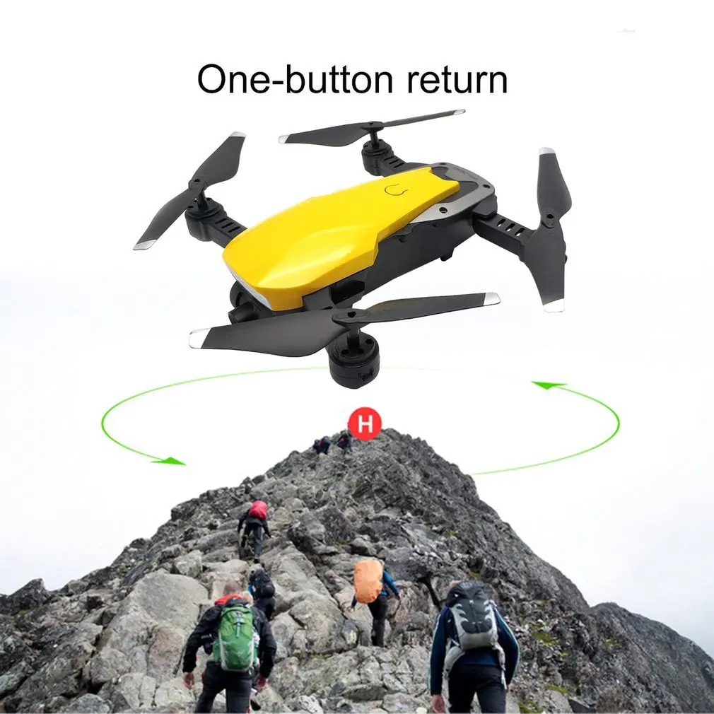 

LH-X41WF RC Drone 6-Axis Mini Foldable FPV Drone 2.0MP 720P HD Camera Alititude Hold Take-off/Landing Drone w/ 3 Batteries