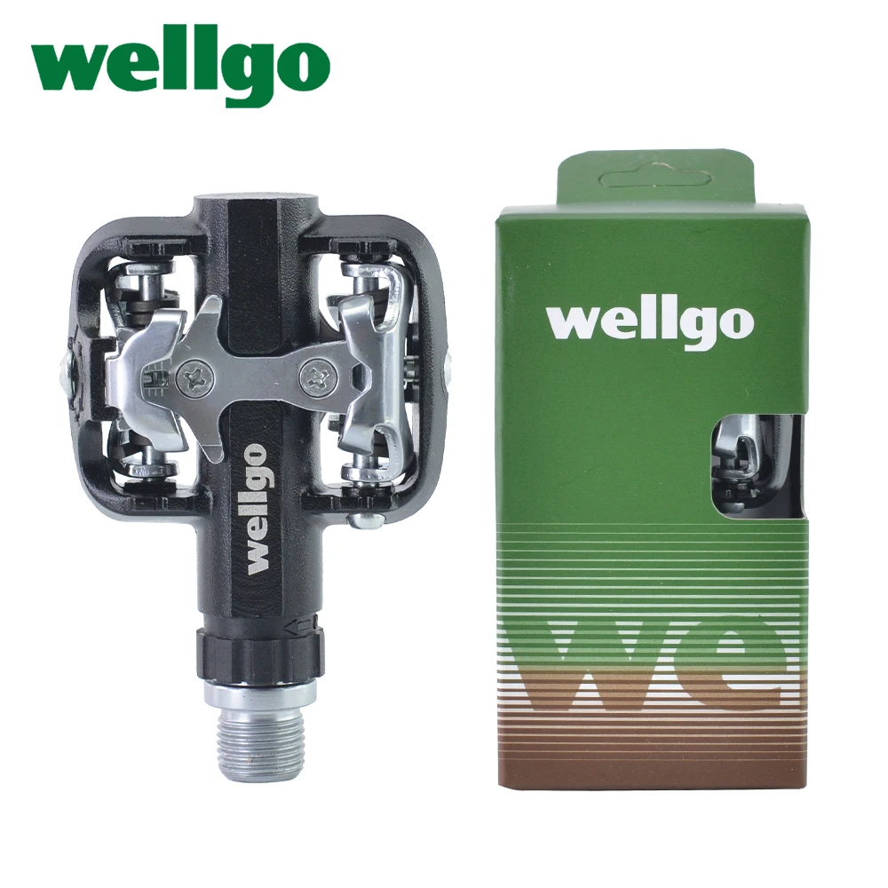 Wellgo WM001 Bicycle Pedals Ultralight Bike Bicycle Pedals Mountain Road Bike Folding Cycling Bicycle Foot Pegs Pedals mtb