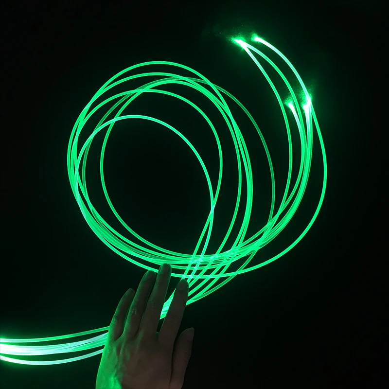 high qualit Side Glow Fiber Optic Light Cable 50M/roll1.5mm~3mm Fiber Optical Cable Car Night Lights Home Decorative Light