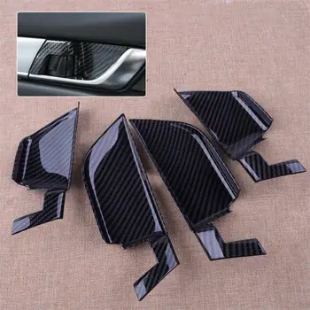 

DWCX 4PCS ABS Carbon Fiber Inner Door Handle Bowl Cover Trim Fit for Honda Accord 2018 2019