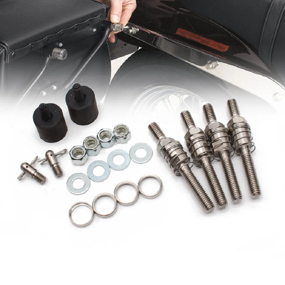 Motorcycle Quick Release Saddlebag Bracket Mounting Bareback Hardware