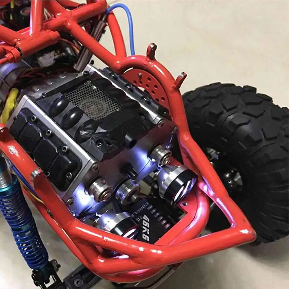 Металлический 1/10 RC альпинистский в разобранном виде комплект RC автомобилей рама детали гусеничного трактора