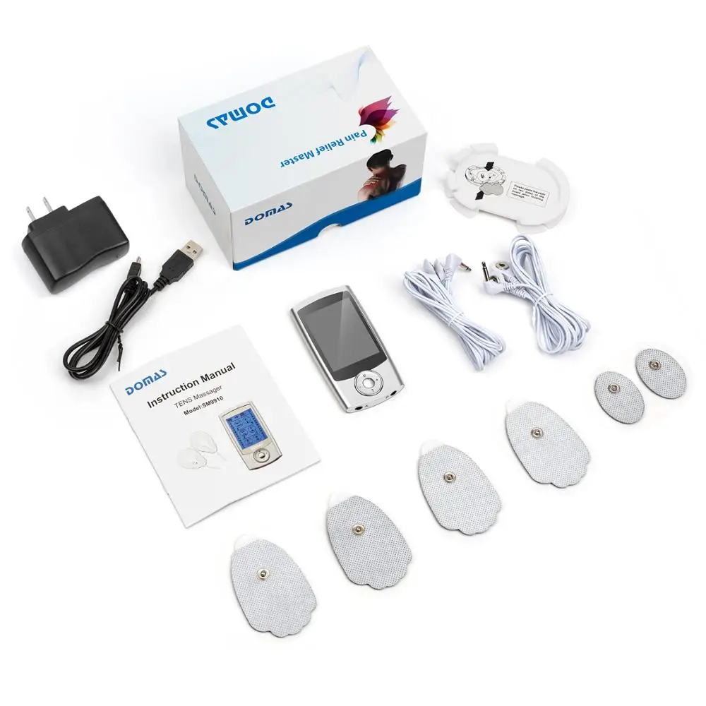  Dual Channel TENS Unit 24 Modes Muscle Stimulator for Pain Relief Therapy Portable Electronic Pulse