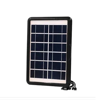 

Portable 6W6V Solar Power Panel with 3Meter Outlet Cable USB Polysilicon Multipurpose Charger Tablet Device Phone Solar Lamp New
