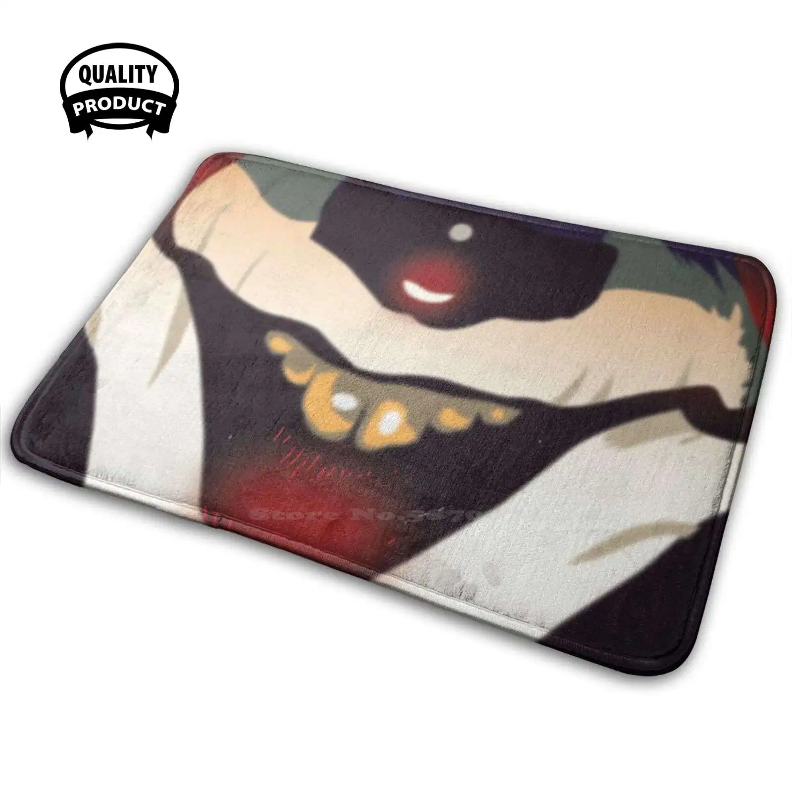 It Spaventoso Halloween Face Mask Soft House Family Tappetino Antiscivolo Tappeto It Clown Spaventoso Creepy Halloween Ghost Horror Evil It