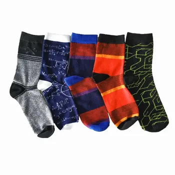 

5 Pairs Men happy funny Socks Pack