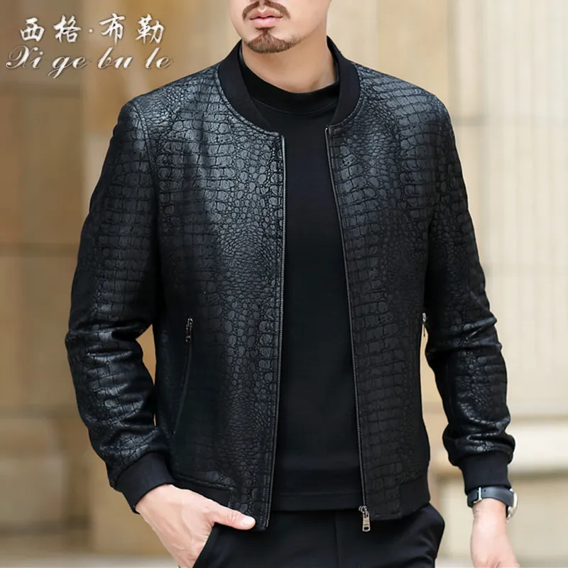 Chaqueta Hh Hombre Chaqueta De Cuero XOMART Para Hombre Motera