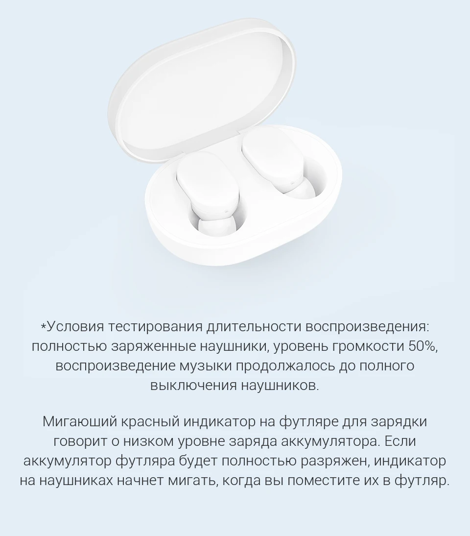 xiaomi Наушники Mi True Wireless Earbuds Bluetooth 5,0 наушники стерео беспроводные