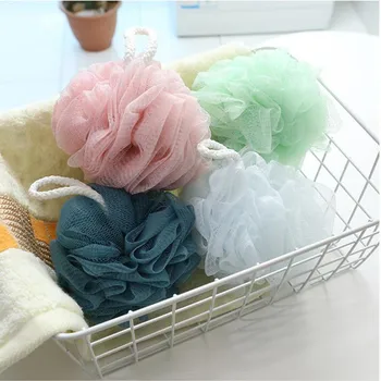

Multicolour Big flower Bath Ball Bath Towel Scrubber Body Cleaning Exfoliating Soft Mesh Sponge Massage Shower Wash Tool