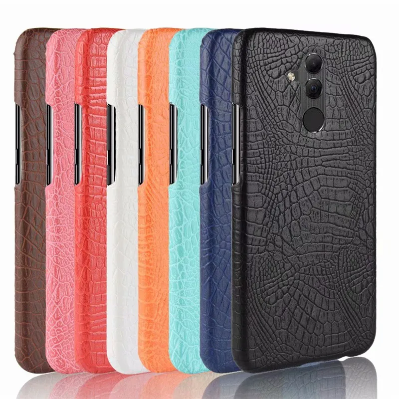 Для huawei mate 20 lite чехол Роскошный Ретро крокодил крутой кожаный узор задняя крышка для huawei mate 20 lite Чехлы для телефона