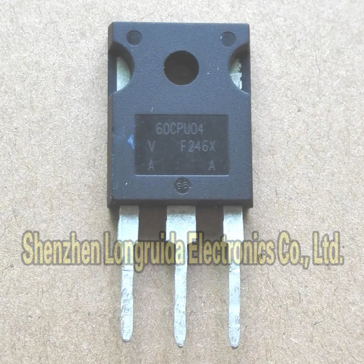 10 шт. 60CPU04 60CPU04PBF TO-247 60A 400 В кремниевый ультрабыстрый мягкий выпрямительный диод