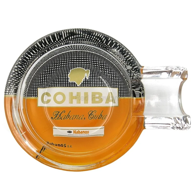 COHIBA специальная карманная пепельница для сигар, пепельница для автомобиля, курильница, 1 пепельница, 1 пепельница, сигарета, один держатель, мужской подарок - Цвет: Cohiba-A