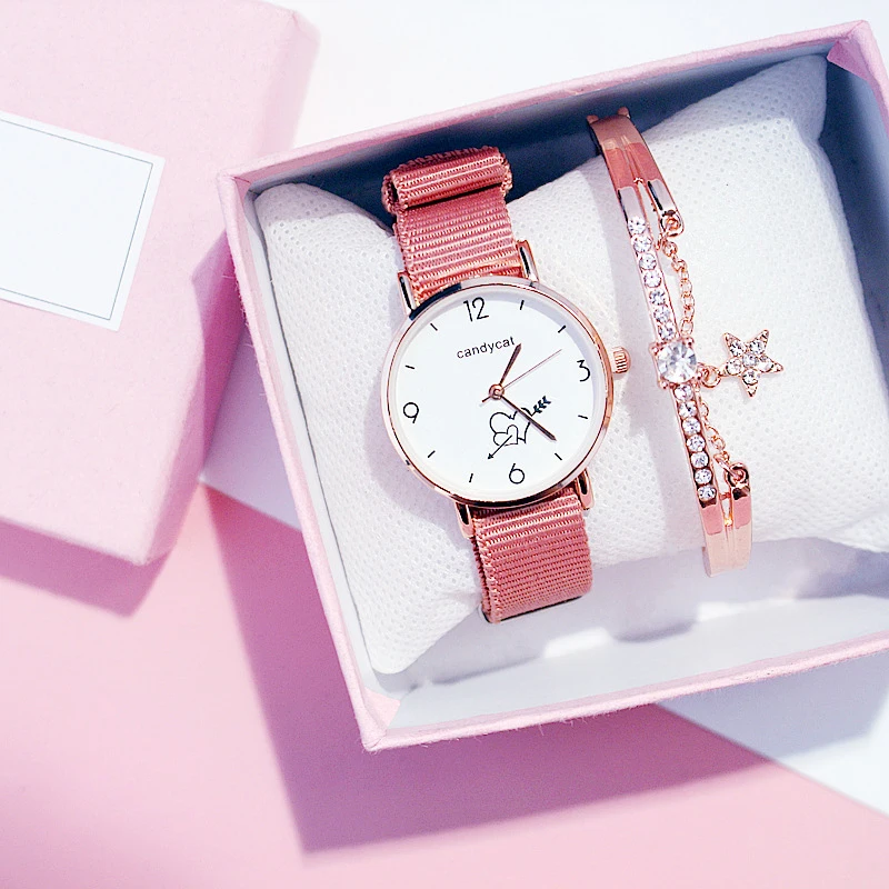 

Fashion Women's Watches 21 Styles Canvas strap Quartz Watch For Women Luxury Ladies Watches 2019 Montre Femme Bayan Kol Saati