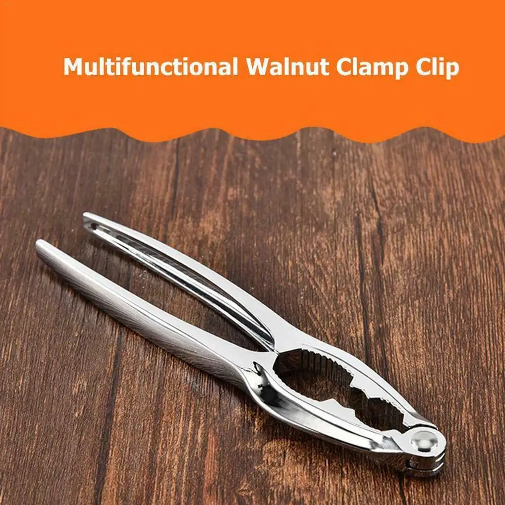 

1pcs Zinc Alloy Nutcracker Sheller Walnut Nut Cracker Almond Pecan Quick Tool Nutcracker Kitchen Accessories Fruit Walnut N4E3