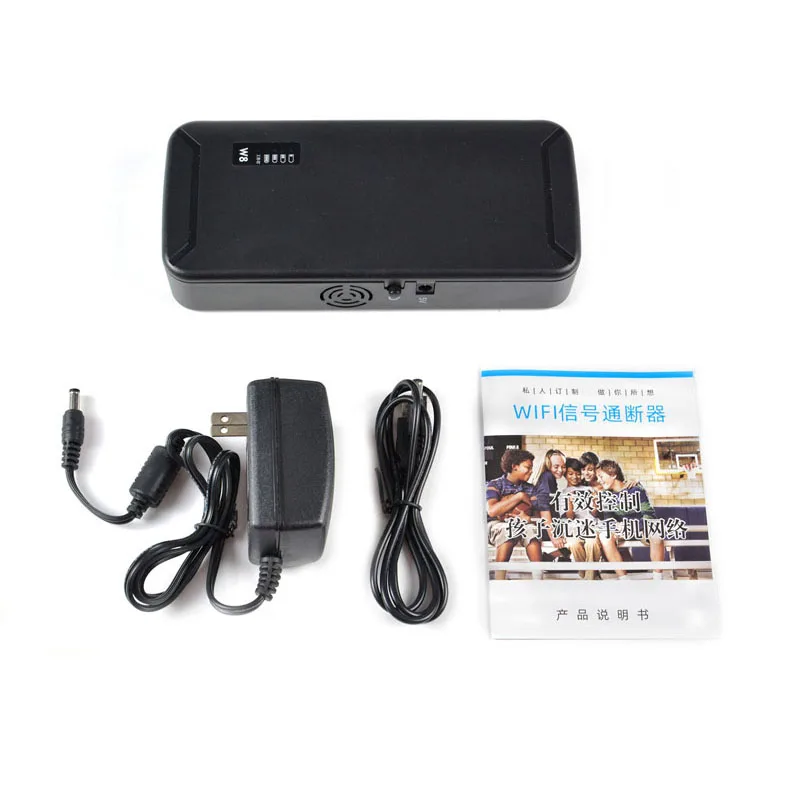 6800ma Black Wifi Jammer Home Bt Wifi 2.4+5.2+5.8g Fullrange Network