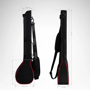 

Shirt Golf Bag Wear Resistant Lightweight Nylon Zipper Pockets Storage