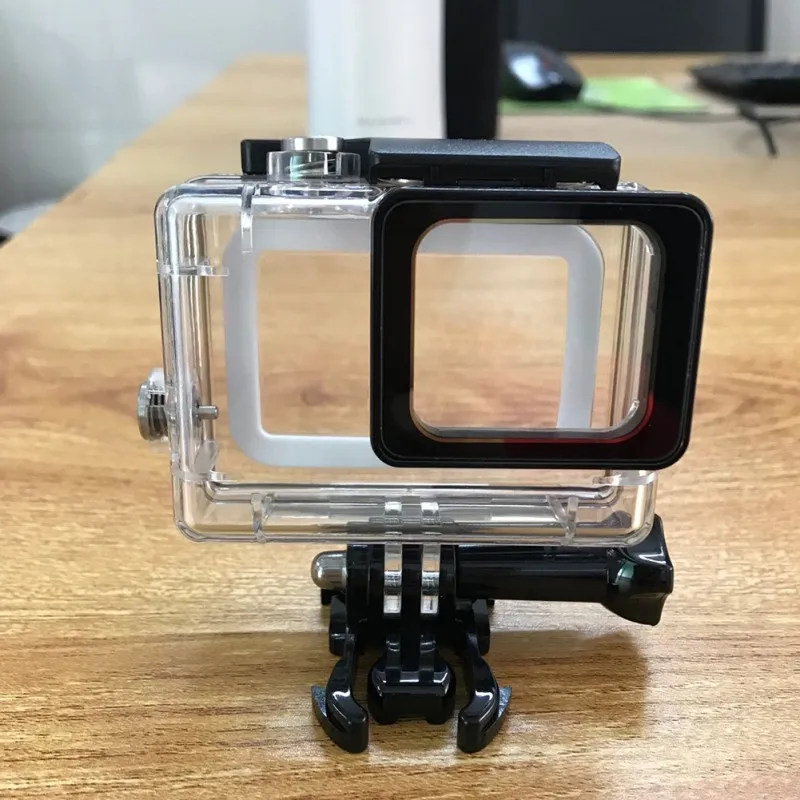 Экшн-камера 45 м водонепроницаемый чехол для GoPro Hero 7 6 5 защитный корпус для дайвинга Прозрачный чехол для серфинга и подводного плавания