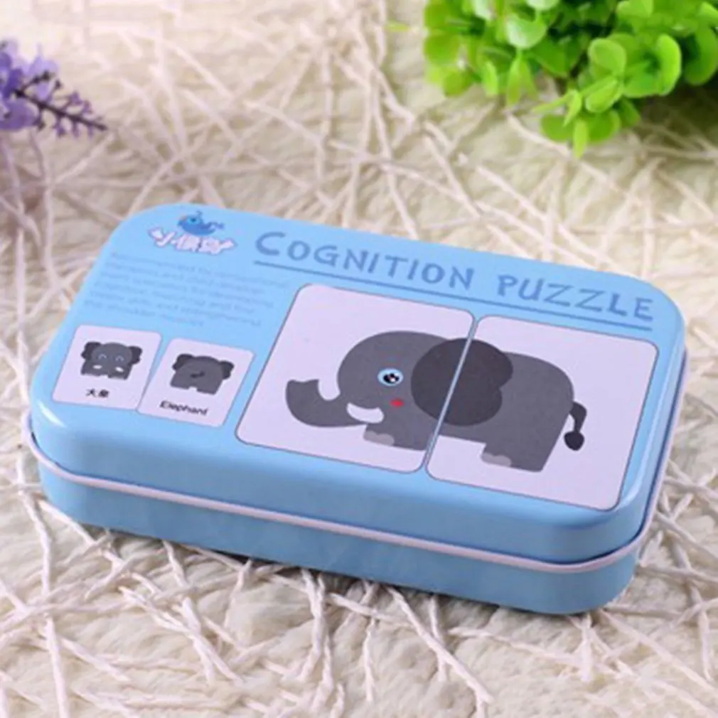 Baby Learning Card Children Cognitive Card With Iron Box Kids English Learn Tool montessori Educativos Tools Table Game Puzzle Baby Learning Card Children Cognitive Card With Iron Box Kids English Learn Tool montessori Educativos Tools Table Game Puzzle