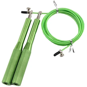 

Jumping Rope with Adjustable Speed Rope, Skipping Rope Is Suitable for Boxing Fitness Exercises, Aerobic Forging, Green